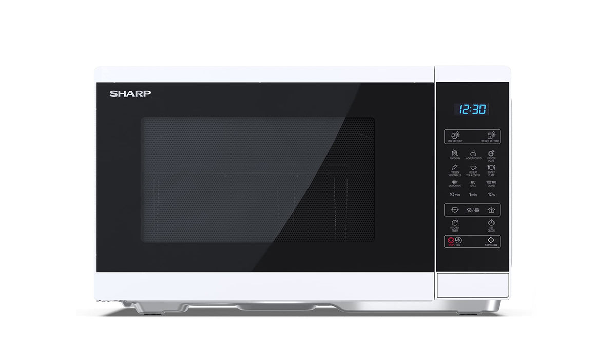 Sharp Forno a Microonde YC-MG252AE-W con Grill 25L Bianco 900W/1000W