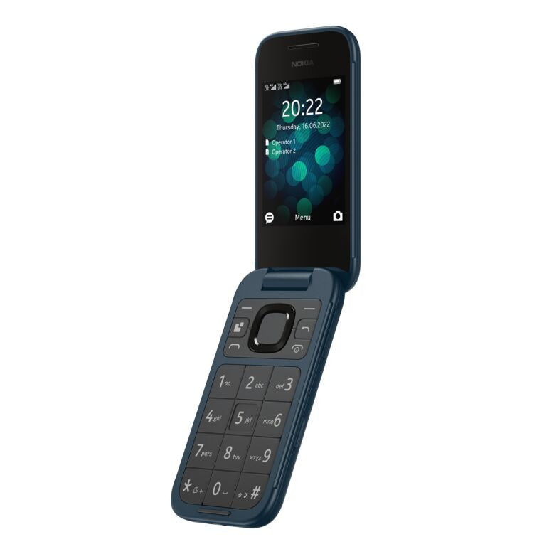 Nokia 2660 Flip Telefono Cellulare Basico Blu 4G Doppia SIM Schermo 2.8