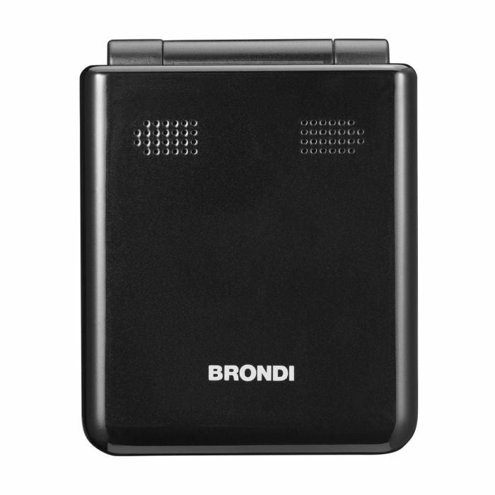 Brondi Flipper Basic Cell Phone Dual SIM 2G Black Clamshell 2.4