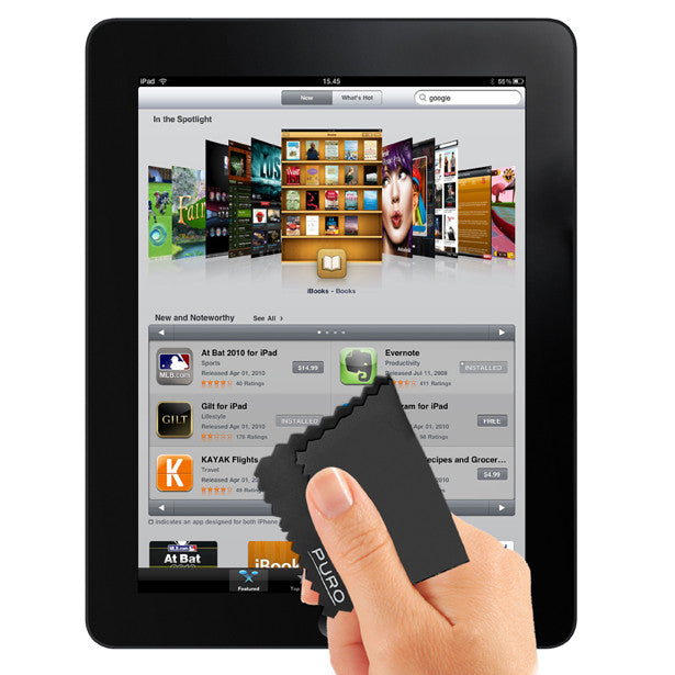Puro Pellicola Protettiva Anti-impronte per iPad 2 con Panno Pulizia e Scheda Stesura