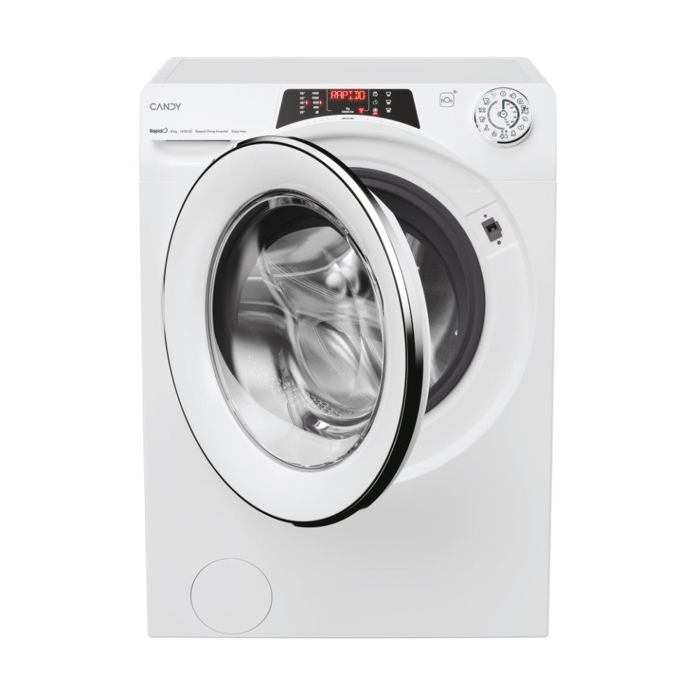 Candy RapidÓ RO1486DWMCT1S Lavatrice 8kg 1400 Giri Caricamento Frontale Bianco Wi-Fi A