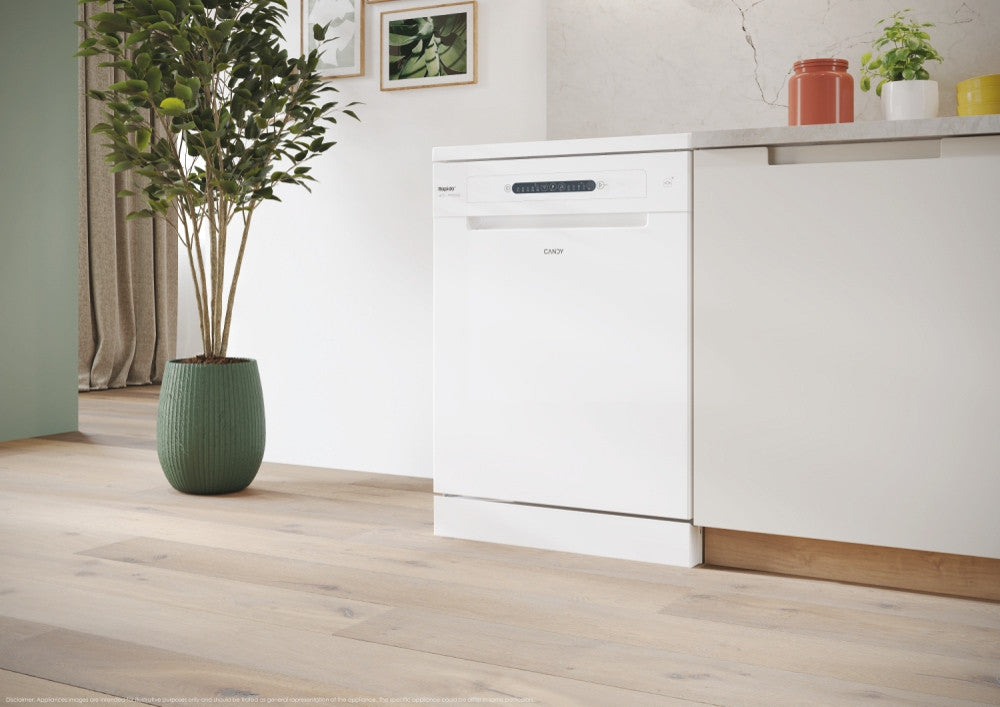 Candy RapidÓ CF 4E7L0W Dishwasher 14 Place Settings Freestanding White Wi-Fi